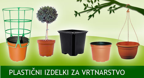 Plastični izdelki za vrtnarstvo